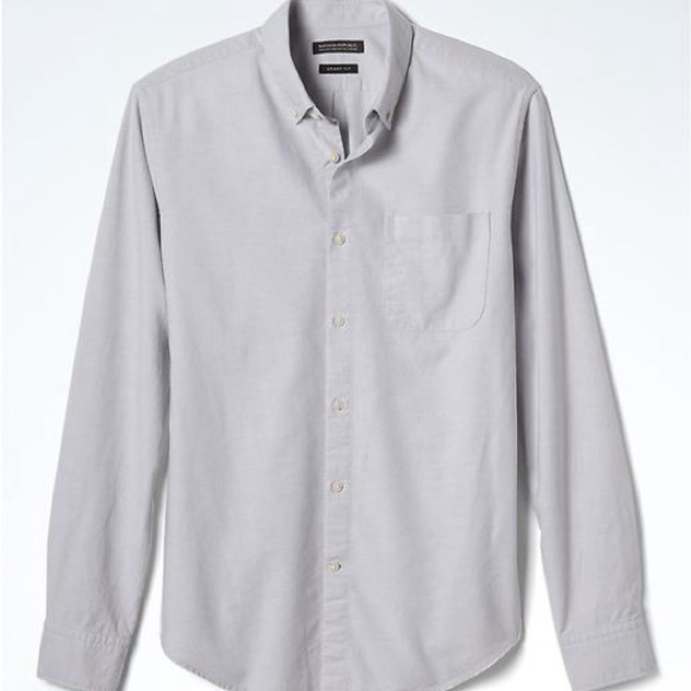 Banana Republic Grant Slim Fit Oxford
